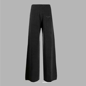 Blvck Paris wide leg knit black pants w pockets lightweight XS
